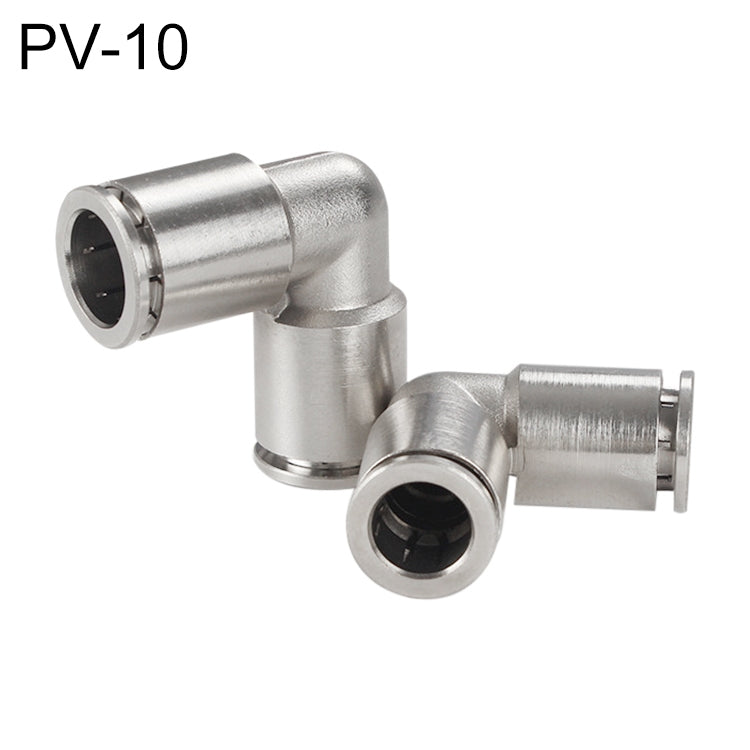 PV-10 LAIZE Nickel Plated Copper Elbow Pneumatic Quick Connector -  by LAIZE | Online Shopping UK | buy2fix