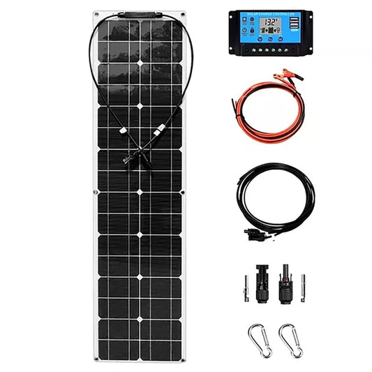 50W Single Board with 40A Controller PV System Solar Panel(White) - Consumer Electronics by buy2fix | Online Shopping UK | buy2fix