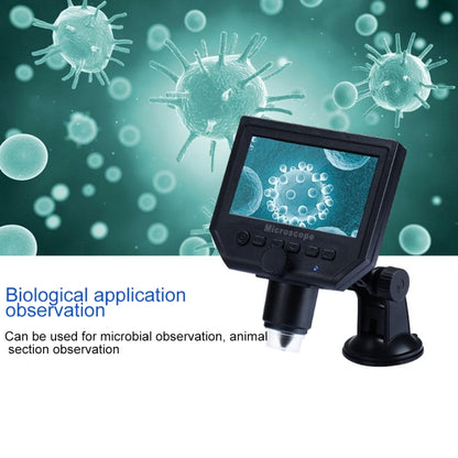 G600 600X 3.6MP 4.3 inch HD LCD Display Portable Digital Microscope, Plug:AU Plug - Consumer Electronics by buy2fix | Online Shopping UK | buy2fix