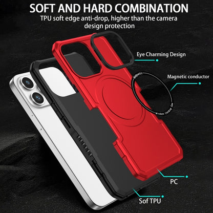 For Samsung Galaxy S23+ 5G MagSafe Shockproof Armor Phone Case(Red) - Galaxy S23+ 5G Cases by buy2fix | Online Shopping UK | buy2fix