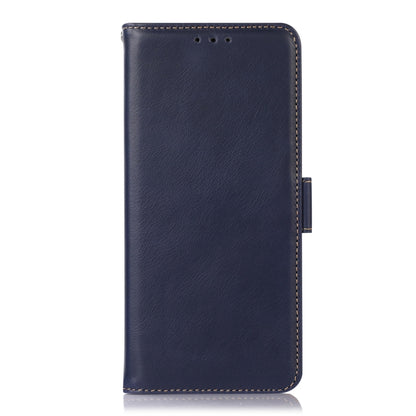 For Nokia X30 5G Crazy Horse Top Layer Cowhide Leather Phone Case(Blue) - Nokia Cases by buy2fix | Online Shopping UK | buy2fix