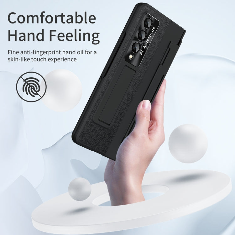 For Samsung Galaxy Z Fold3 5G Integrated Full Coverage Phone Case with Hinge(Black) - Galaxy Phone Cases by buy2fix | Online Shopping UK | buy2fix