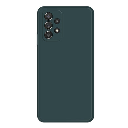 For Samsung Galaxy A52/A52s 5G Imitation Liquid Silicone Phone Case(Dark Green) - Galaxy Phone Cases by buy2fix | Online Shopping UK | buy2fix