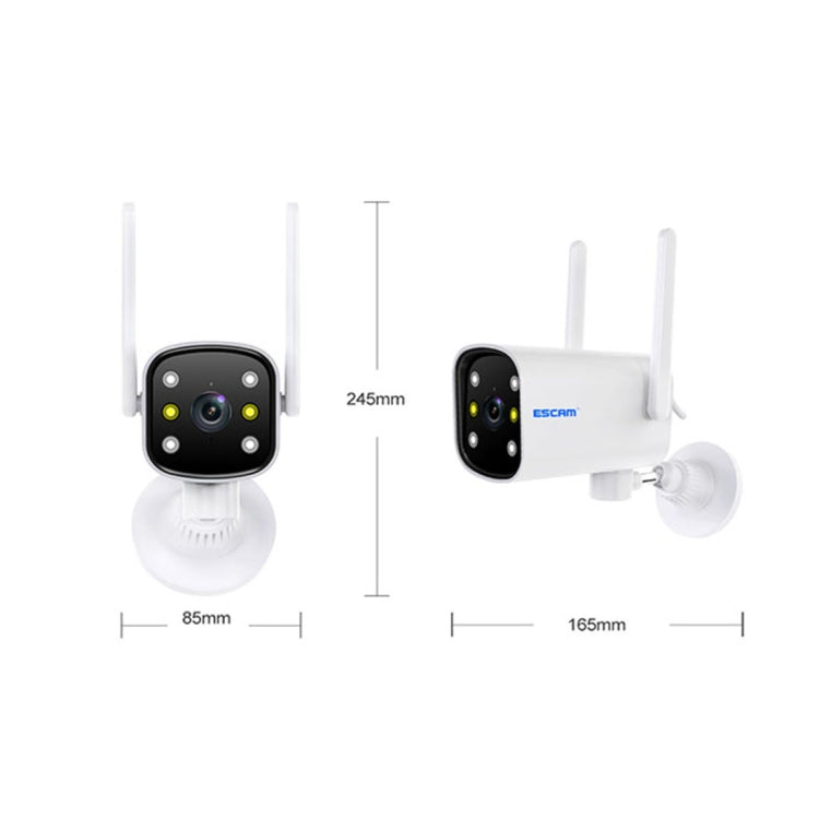 ESCAM PT301 3MP 1296P HD Indoor Wireless PTZ IP Camera IR Night Vision AI Humanoid Detection Home Security CCTV Monitor, Plug Type:UK Plug(White) - Security by ESCAM | Online Shopping UK | buy2fix