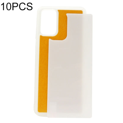 For Samsung Galaxy S20+ 10pcs Thermal Transfer Glass Phone Case(White) - Galaxy Phone Cases by buy2fix | Online Shopping UK | buy2fix