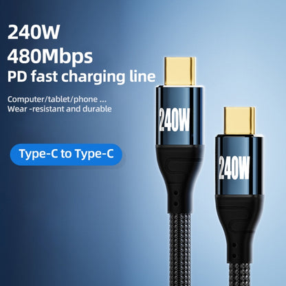 PD 240W Type-C to Type-C Fast Charge Data Cable, Length:2m -  by buy2fix | Online Shopping UK | buy2fix