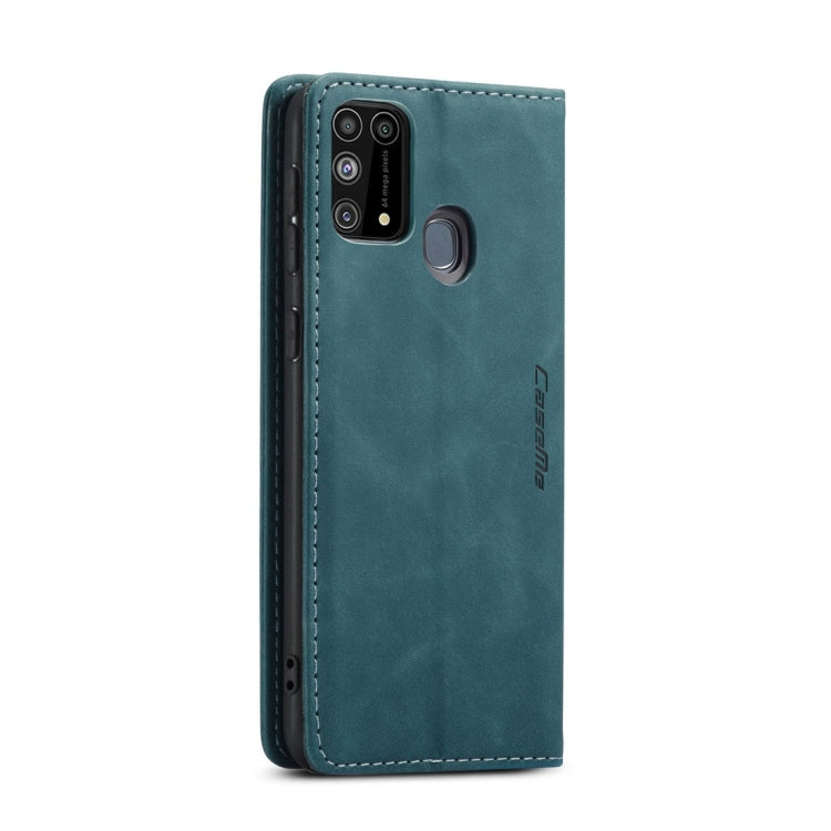 For Galaxy M31 CaseMe-013 Multifunctional Horizontal Flip Leather Case with Card Slot & Holder & Wallet(Blue) - Samsung Accessories by CaseMe | Online Shopping UK | buy2fix