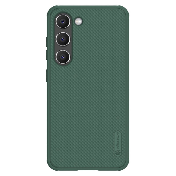 For Samsung Galaxy S23 5G NILLKIN Super Frosted Shield Pro PC + TPU Phone Case(Green) - Galaxy S23 5G Cases by NILLKIN | Online Shopping UK | buy2fix