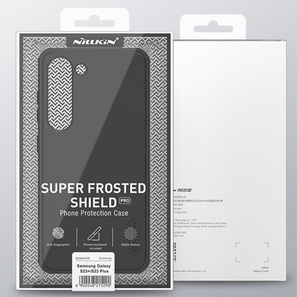 For Samsung Galaxy S23 5G NILLKIN Super Frosted Shield Pro PC + TPU Phone Case(Green) - Galaxy S23 5G Cases by NILLKIN | Online Shopping UK | buy2fix