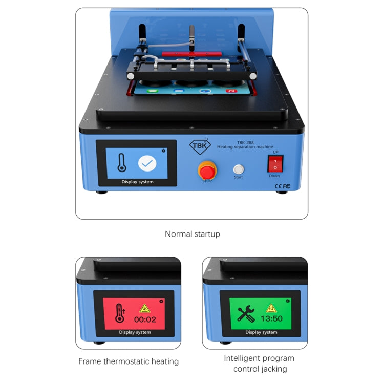 TBK 288L Built-in Vacuum Pump Automatic LCD Screen Heating Separator Machine(US Plug) - Separation Equipment by TBK | Online Shopping UK | buy2fix