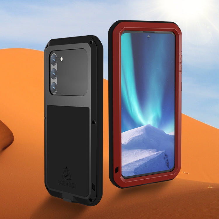 For Samsung Galaxy S23+ 5G LOVE MEI Metal Shockproof Life Waterproof Dustproof Phone Case(White) - Galaxy S23+ 5G Cases by LOVE MEI | Online Shopping UK | buy2fix