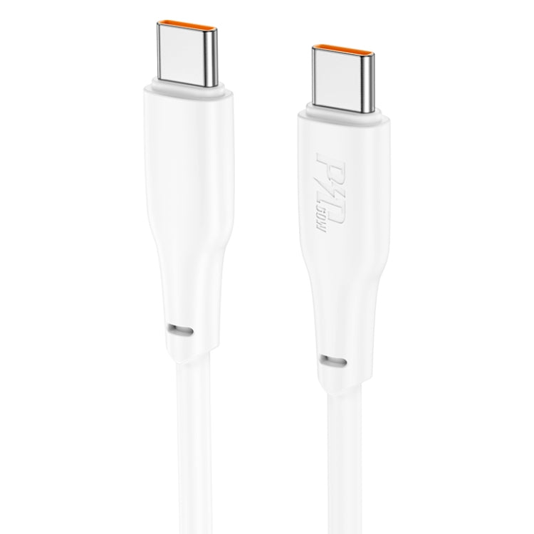 hoco X93 60W USB-C/Type-C to USB-C/Type-C Fast Charge Data Cable, Length:1m(White) -  by hoco | Online Shopping UK | buy2fix