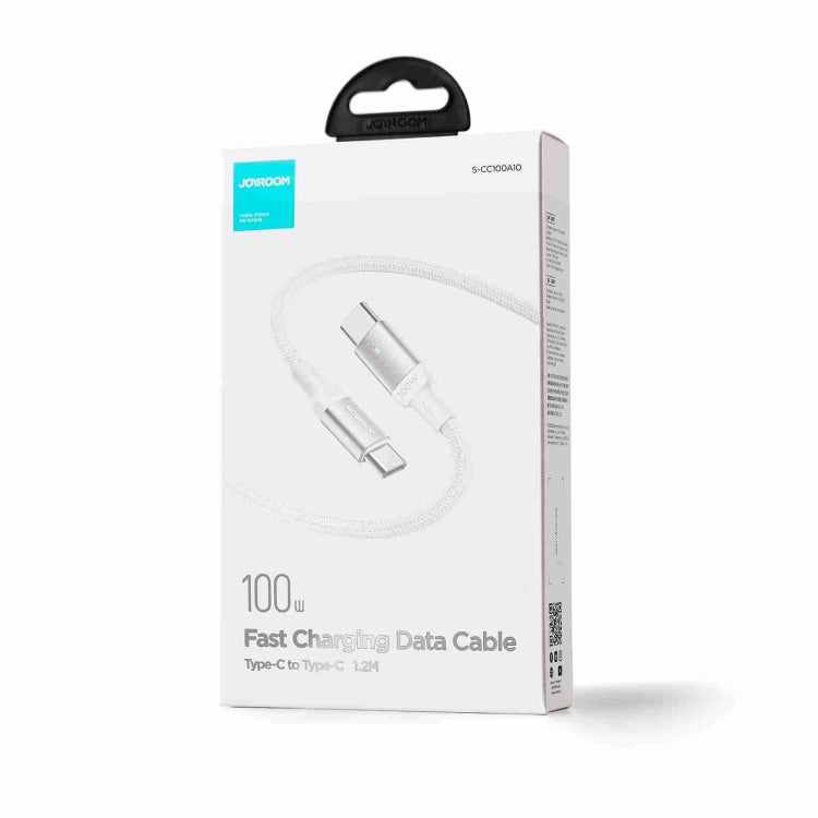 JOYROOM S-CC100A10 Extraordinary Series 100W USB-C / Type-C to USB-C / Type-C Fast Charging Data Cable, Cable Length:1.2m(White) -  by JOYROOM | Online Shopping UK | buy2fix