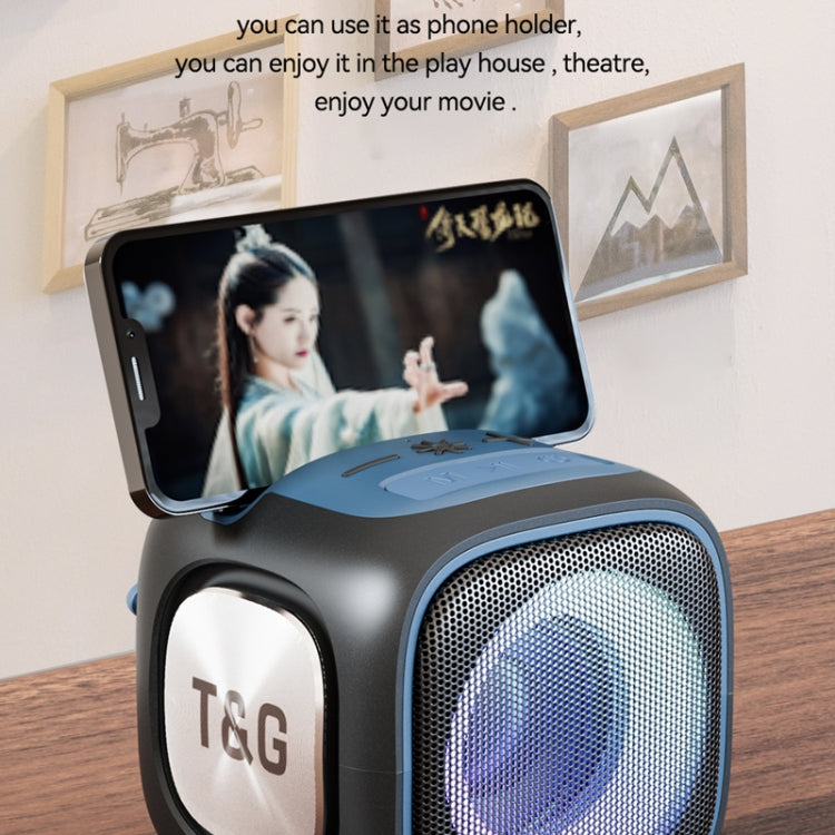 T&G TG359 Portable Outdoor LED Wireless Bluetooth Speaker(Black) - Mini Speaker by T&G | Online Shopping UK | buy2fix