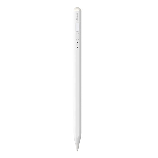 Baseus SXBC060502 2 Series LED Indicators Smooth Capacitive Writing Stylus, Active + Bluetooth Version(White) - Stylus Pen by Baseus | Online Shopping UK | buy2fix