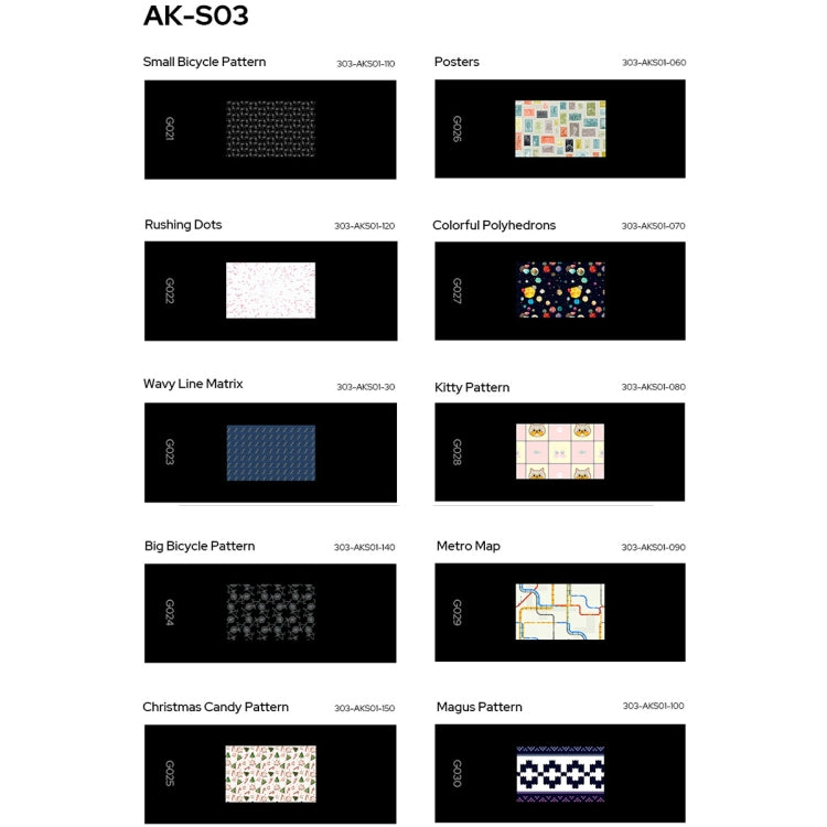 Godox AK-S03 10 in 1 Transparencies Collection Slide Set for Godox AK-R21 Projection Kit - Shoe Mount Flashes by Godox | Online Shopping UK | buy2fix