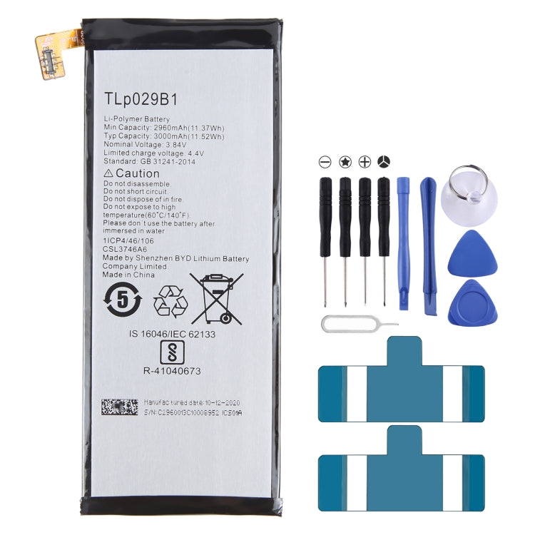 For Alcatel POP 4S OT-5095 2960mAh Battery Replacement TLP029B2 - Others by buy2fix | Online Shopping UK | buy2fix