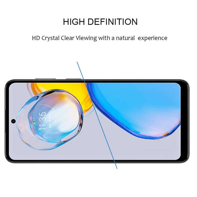 For Motorola Moto E32 India / E32s 25pcs Full Glue Full Cover Screen Protector Tempered Glass Film - Motorola Tempered Glass by buy2fix | Online Shopping UK | buy2fix