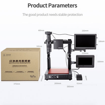 Mega-idea Intelligent Infrared Laser Desoldering Machine, Model:Without Microscope Set(US Plug) - Repair & Spare Parts by QIANLI | Online Shopping UK | buy2fix