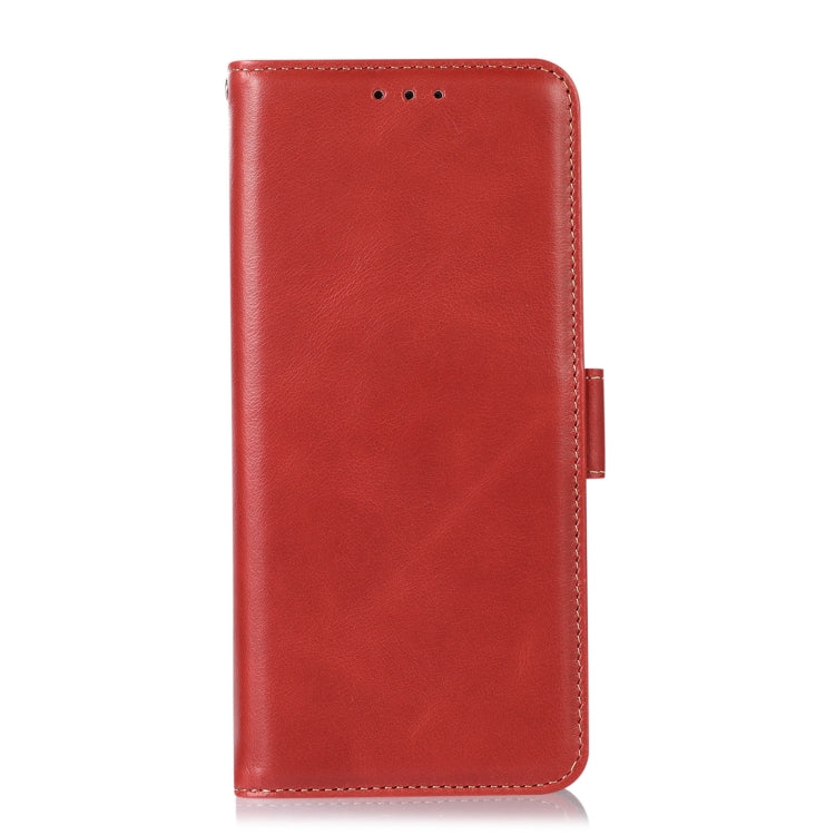 For Nokia C12 4G Crazy Horse Top Layer Cowhide Leather Phone Case(Red) - Nokia Cases by buy2fix | Online Shopping UK | buy2fix