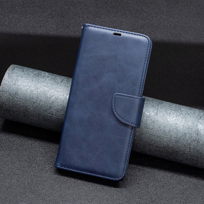 For Motorola Edge 40 Pro 5G / Moto X40 / X40 Pro Lambskin Texture Pure Color Flip Leather Phone Case(Blue) - Motorola Cases by buy2fix | Online Shopping UK | buy2fix