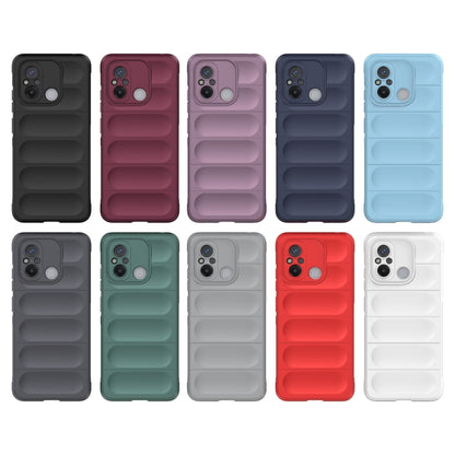 For Xiaomi Redmi 12C Magic Shield TPU + Flannel Phone Case(Purple) - Xiaomi Cases by buy2fix | Online Shopping UK | buy2fix