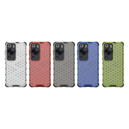 For Huawei P60 / P60 Pro Honeycomb Phone Case(Green) - Huawei Cases by buy2fix | Online Shopping UK | buy2fix