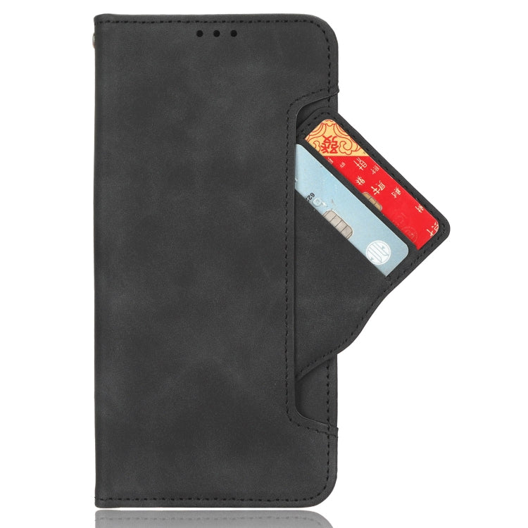 For Infinix Hot 30 4G X6831 Skin Feel Calf Texture Card Slots Leather Phone Case(Black) - Infinix Cases by buy2fix | Online Shopping UK | buy2fix