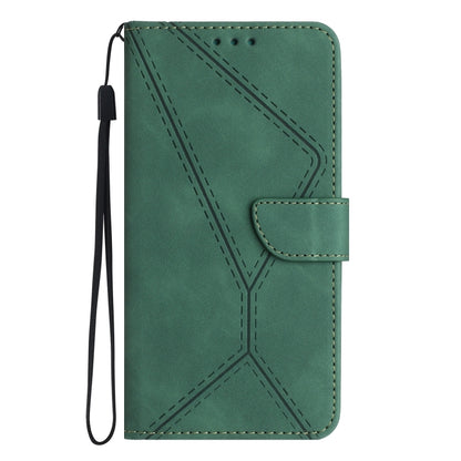 For Sony Xperia 5 III Stitching Embossed Leather Phone Case(Green) - Sony Cases by buy2fix | Online Shopping UK | buy2fix