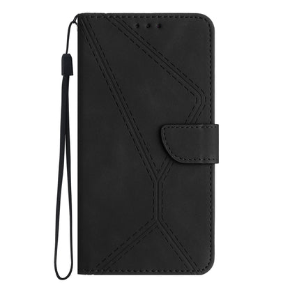For Sony Xperia 5 IV Stitching Embossed Leather Phone Case(Black) - Sony Cases by buy2fix | Online Shopping UK | buy2fix