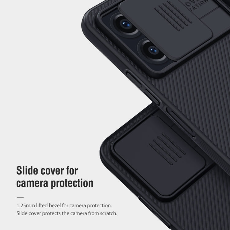 For Xiaomi Redmi Note 12 4G Global NILLKIN Black Mirror Series Camshield PC Phone Case(Black) - Note 12 Cases by NILLKIN | Online Shopping UK | buy2fix