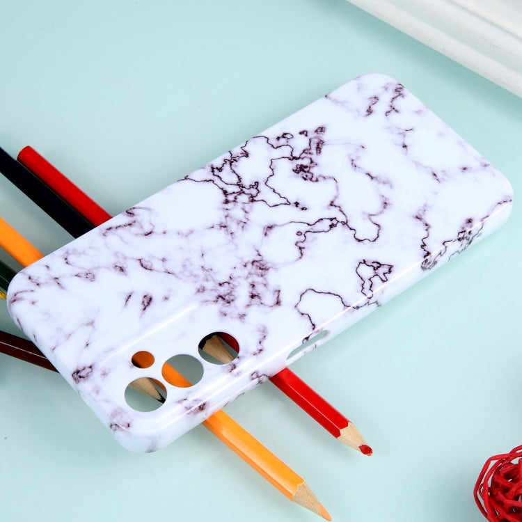 For Samsung Galaxy S22 5G Marble Pattern Phone Case(Red White) - Galaxy S22 5G Cases by buy2fix | Online Shopping UK | buy2fix