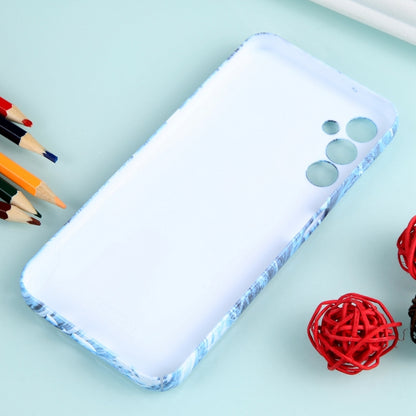 For Samsung Galaxy S22 Ultra 5G Marble Pattern Phone Case(Navy Blue White) - Galaxy S22 Ultra 5G Cases by buy2fix | Online Shopping UK | buy2fix