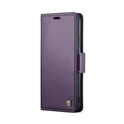 For iPhone 11 CaseMe 023 Butterfly Buckle Litchi Texture RFID Anti-theft Leather Phone Case(Pearly Purple) - iPhone 11 Cases by CaseMe | Online Shopping UK | buy2fix