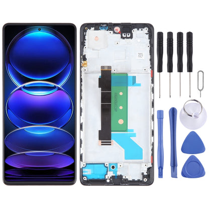 OLED Material Original LCD Screen For Xiaomi Redmi Note 12 Pro+ Digitizer Full Assembly with Frame - LCD Screen by buy2fix | Online Shopping UK | buy2fix