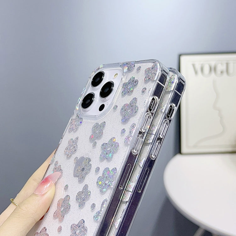 For iPhone 13 Little Star Series Glitter Powder TPU Phone Case(Little Rabbit) - iPhone 13 Cases by buy2fix | Online Shopping UK | buy2fix