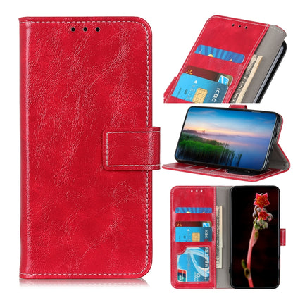 For Xiaomi Poco F5 Pro/Redmi K60/K60 Pro Retro Crazy Horse Texture Horizontal Flip Leather Phone Case(Red) - Xiaomi Cases by buy2fix | Online Shopping UK | buy2fix