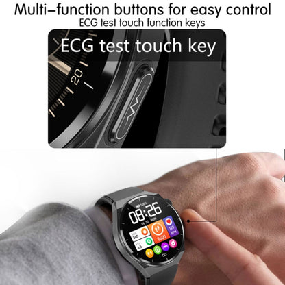 TK20 1.39 inch IP68 Waterproof Silicone Band Smart Watch Supports ECG / Remote Families Care / Body Temperature Monitoring(Black) - Smart Watches by buy2fix | Online Shopping UK | buy2fix