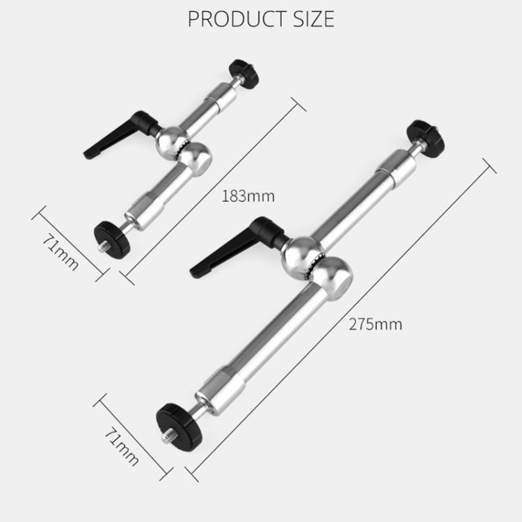 YELANGU A78 Stainless Steel Adjustable Friction Articulating Magic Arm, Size:11 inch - Camera Gimbal by YELANGU | Online Shopping UK | buy2fix
