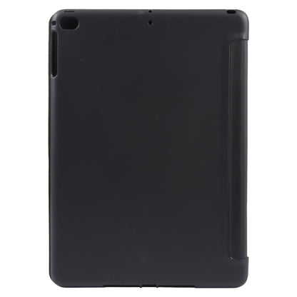 For iPad 9.7 2018 & 2017 / Air / Air2 GEBEI 3-folding Holder Shockproof Flip Leather Tablet Case(Black) - iPad 9.7 (2018) & (2017) Cases by GEBEI | Online Shopping UK | buy2fix