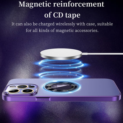 For iPhone 13 CD Texture MagSafe Magnetic Phone Case(White) - iPhone 13 Cases by buy2fix | Online Shopping UK | buy2fix