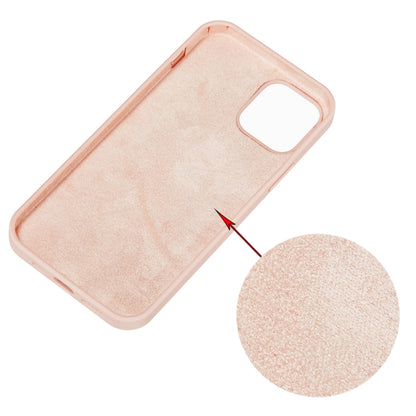 For iPhone 15 Plus Solid Color Silicone Phone Case(Sand Pink) - iPhone 15 Plus Cases by buy2fix | Online Shopping UK | buy2fix