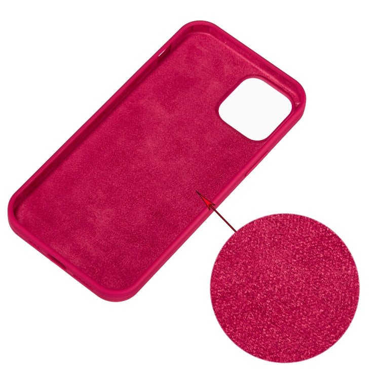 For iPhone 15 Pro Solid Color Silicone Phone Case(Rose Red) - iPhone 15 Pro Cases by buy2fix | Online Shopping UK | buy2fix