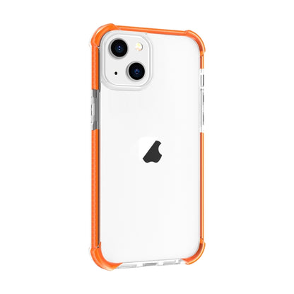 For iPhone 15 Plus Four-corner Shockproof TPU + Acrylic Phone Case(Orange) - iPhone 15 Plus Cases by buy2fix | Online Shopping UK | buy2fix