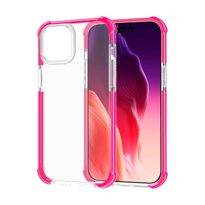 For iPhone 15 Plus Four-corner Shockproof TPU + Acrylic Phone Case(Pink) - iPhone 15 Plus Cases by buy2fix | Online Shopping UK | buy2fix