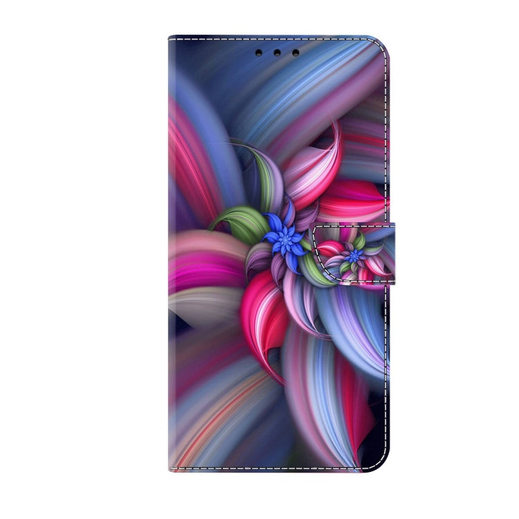 For Xiaomi Redmi 10C Crystal 3D Shockproof Protective Leather Phone Case(Colorful Flower) - Xiaomi Cases by buy2fix | Online Shopping UK | buy2fix