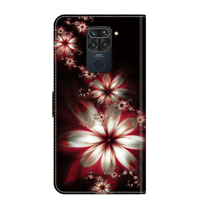 For Xiaomi Redmi Note 9 Crystal 3D Shockproof Protective Leather Phone Case(Fantastic Flower) - Xiaomi Cases by buy2fix | Online Shopping UK | buy2fix