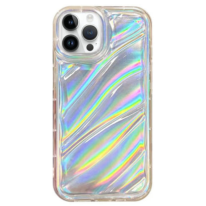 For iPhone 13 Pro Max Laser Sequin Waves TPU Phone Case(Transparent) - iPhone 13 Pro Max Cases by buy2fix | Online Shopping UK | buy2fix