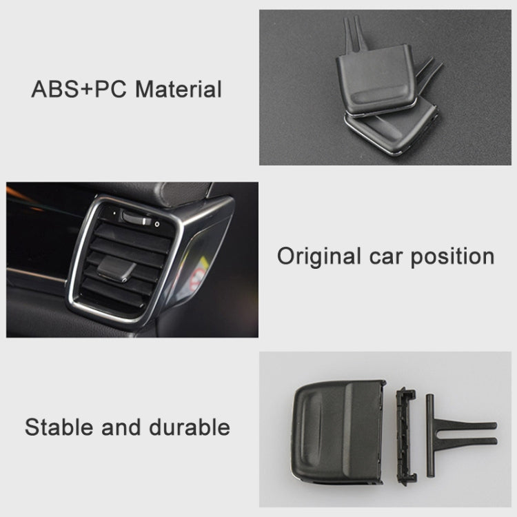 For Porsche Panamera Left Driving Car Air Conditioning Air Outlet Paddle, Type:Rear Row - Air Conditioning System by buy2fix | Online Shopping UK | buy2fix