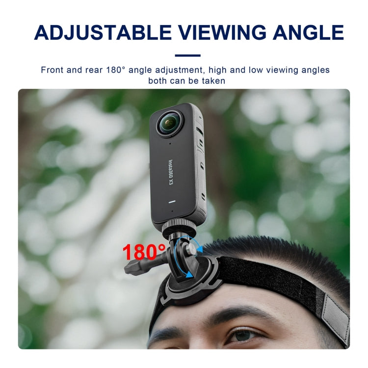 STARTRC Action Camera Magnetic POV View Bracket Quick Release Headband - Head Belt by STARTRC | Online Shopping UK | buy2fix